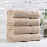 Egyptian Cotton Plush Absorbent Luxury Bath Towel Set of 4