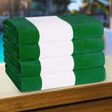 Cabana Stripe Oversized Cotton Beach Towel Set Of 2,4,6