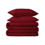 Egyptian Cotton 530 Thread Count Solid Luxury Duvet Cover Set
