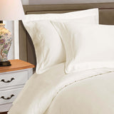 Egyptian Cotton 530 Thread Count Solid Luxury Duvet Cover Set