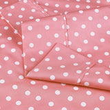 600 Thread Count Cotton Blend Polka Dot Deep Pocket Bed Sheet Set