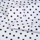 600 Thread Count Cotton Blend Polka Dot Deep Pocket Bed Sheet Set