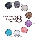 600 Thread Count Cotton Blend Polka Dot Deep Pocket Bed Sheet Set