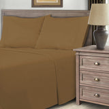 Cotton Blend 600 Thread Count Solid Deep Pocket Bed Sheet Set