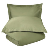 Cotton Blend 600 Thread Count Solid Duvet Cover Set