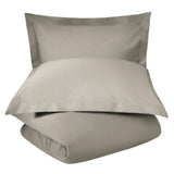 Cotton Blend 600 Thread Count Solid Duvet Cover Set
