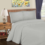 Cotton Blend 600 Thread Count Solid Duvet Cover Set
