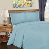 Cotton Blend 600 Thread Count Solid Duvet Cover Set