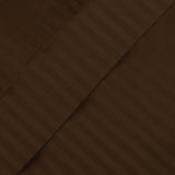 650 Thread Count Egyptian Cotton Sateen Stripe Bed Sheet Set