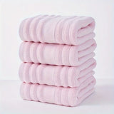 Soft Skin-Friendly Cotton Bath Towels | Pack of 4
