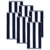 Cabana Stripe Oversized Cotton Beach Towel Set Of 2,4,6