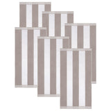 Cabana Stripe Oversized Cotton Beach Towel Set Of 2,4,6