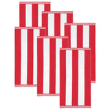 Cabana Stripe Oversized Cotton Beach Towel Set Of 2,4,6