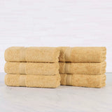 Oregon Organic Cotton Medium Weight Solid Hand Towel, Set of 6