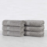 Oregon Organic Cotton Medium Weight Solid Hand Towel, Set of 6
