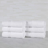 Oregon Organic Cotton Medium Weight Solid Hand Towel, Set of 6