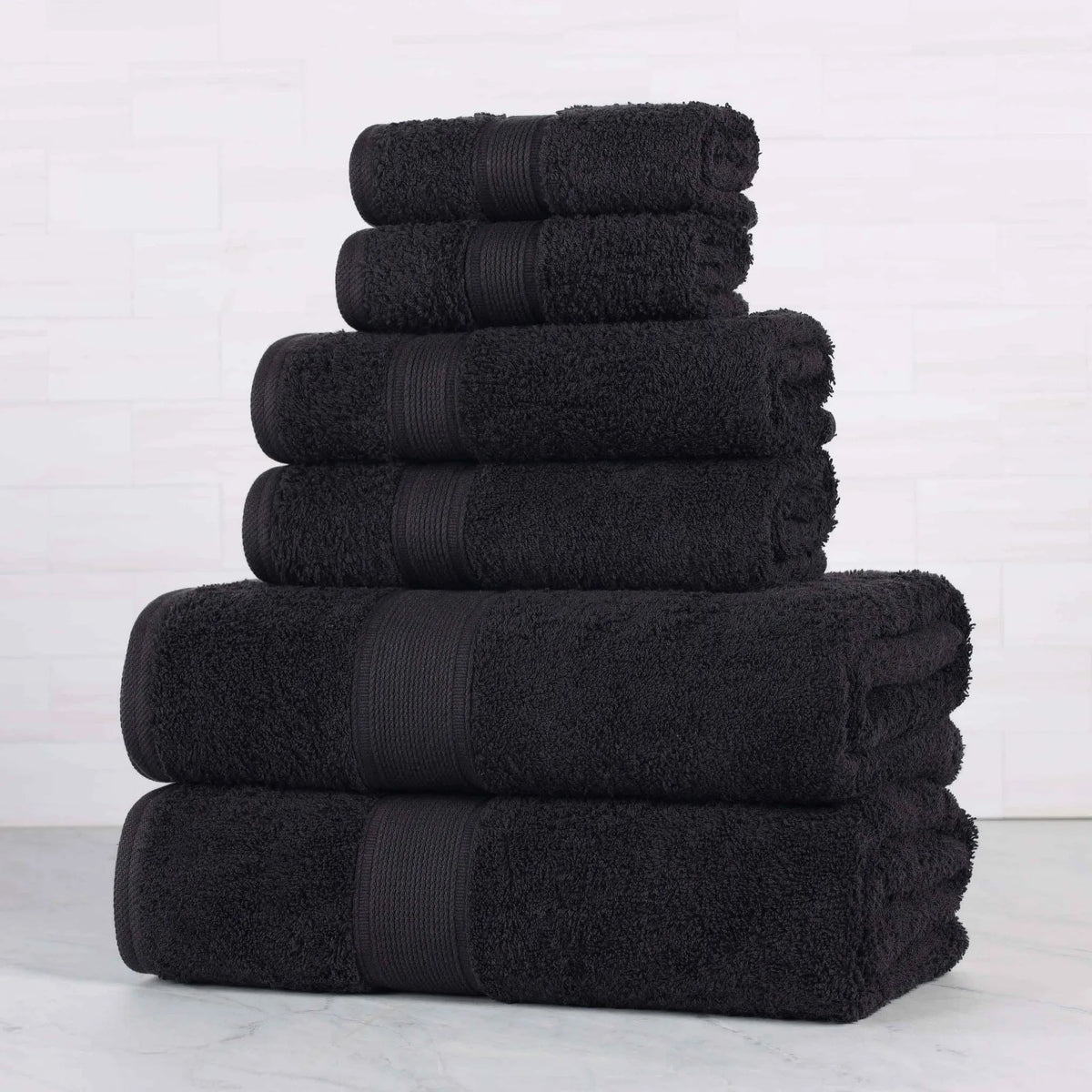 Oregon Organic Cotton Medium Weight Solid 6-Piece Towel Set