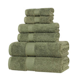 Oregon Organic Cotton Medium Weight Solid 6-Piece Towel Set