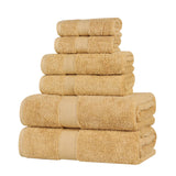 Oregon Organic Cotton Medium Weight Solid 6-Piece Towel Set
