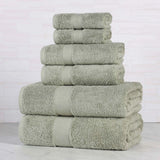Oregon Organic Cotton Medium Weight Solid 6-Piece Towel Set
