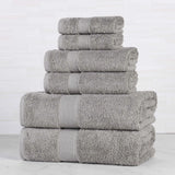 Oregon Organic Cotton Medium Weight Solid 6-Piece Towel Set