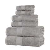 Oregon Organic Cotton Medium Weight Solid 6-Piece Towel Set