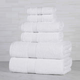 Oregon Organic Cotton Medium Weight Solid 6-Piece Towel Set