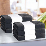 Cabana Stripe Oversized Cotton Beach Towel Set Of 2,4,6