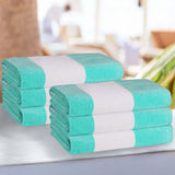 Cabana Stripe Oversized Cotton Beach Towel Set Of 2,4,6