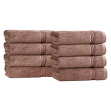 Heritage Egyptian Cotton Plush Thick Absorbent Hand Towel Set of 8