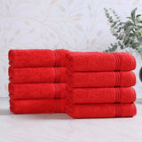 Heritage Egyptian Cotton Plush Thick Absorbent Hand Towel Set of 8