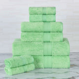 Ultra-Soft Rayon from Bamboo Cotton Blend 8 Piece Towel Set