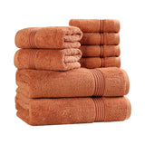 Heritage Egyptian Cotton Plush Heavyweight 8 Piece Towel Set