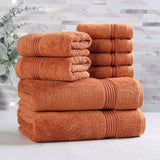 Heritage Egyptian Cotton Plush Heavyweight 8 Piece Towel Set
