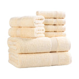Heritage Egyptian Cotton Plush Heavyweight 8 Piece Towel Set