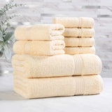 Heritage Egyptian Cotton Plush Heavyweight 8 Piece Towel Set