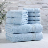 Heritage Egyptian Cotton Plush Heavyweight 8 Piece Towel Set