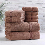 Heritage Egyptian Cotton Plush Heavyweight 8 Piece Towel Set