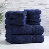 Heritage Egyptian Cotton Plush Heavyweight 8 Piece Towel Set