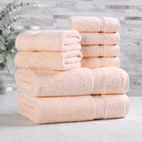 Heritage Egyptian Cotton Plush Heavyweight 8 Piece Towel Set