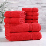 Heritage Egyptian Cotton Plush Heavyweight 8 Piece Towel Set