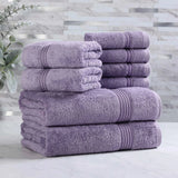 Heritage Egyptian Cotton Plush Heavyweight 8 Piece Towel Set