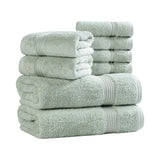 Heritage Egyptian Cotton Plush Heavyweight 8 Piece Towel Set