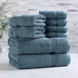 Heritage Egyptian Cotton Plush Heavyweight 8 Piece Towel Set