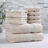 Heritage Egyptian Cotton Plush Heavyweight 8 Piece Towel Set