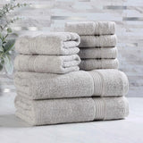 Heritage Egyptian Cotton Plush Heavyweight 8 Piece Towel Set
