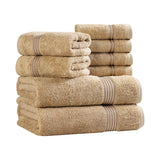 Heritage Egyptian Cotton Plush Heavyweight 8 Piece Towel Set