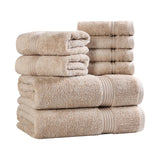 Heritage Egyptian Cotton Plush Heavyweight 8 Piece Towel Set