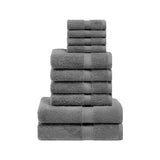 Madison Egyptian Cotton Plush Heavyweight 10 Piece Towel Set