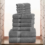 Madison Egyptian Cotton Plush Heavyweight 10 Piece Towel Set